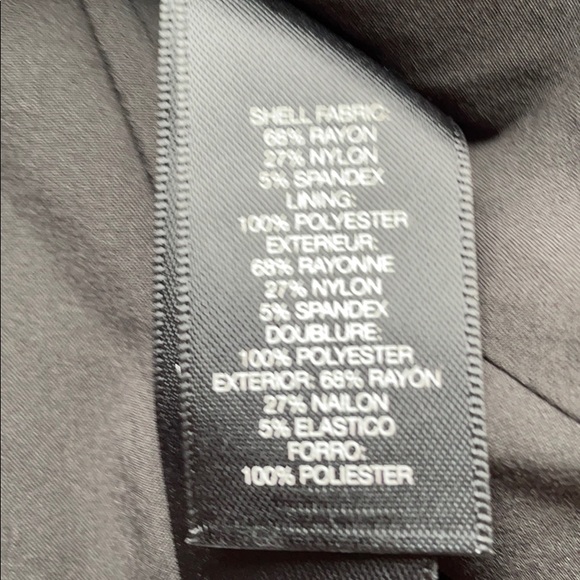 Kenneth Cole skirt pockets elastic waist black - Picture 8 of 8